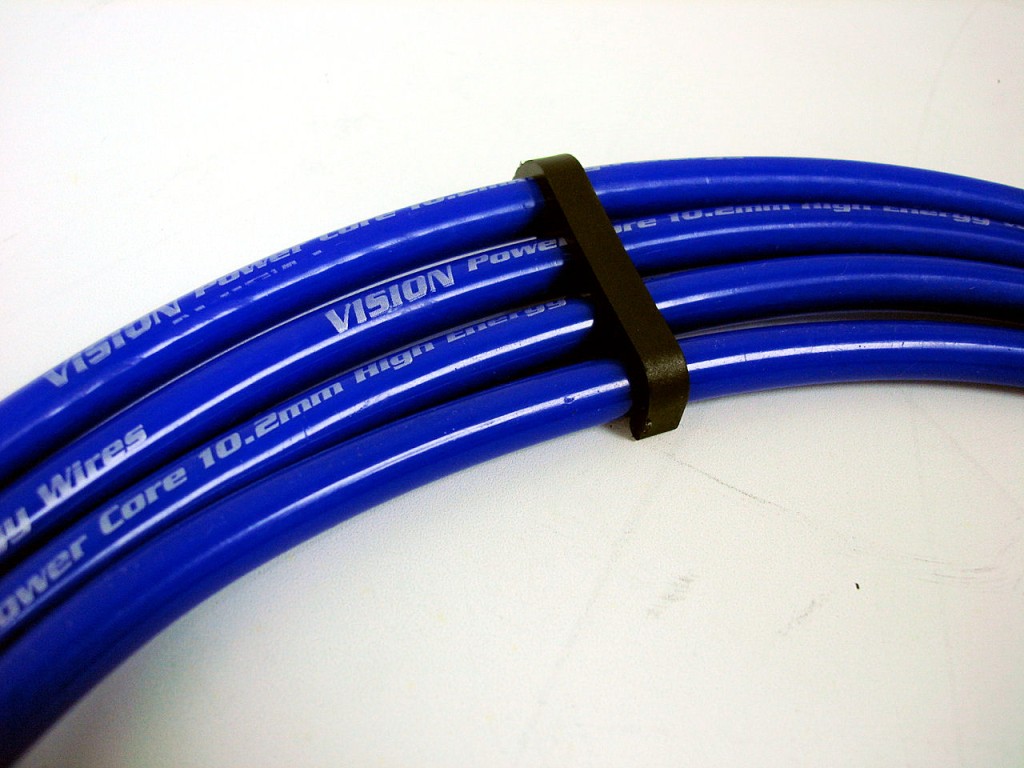 NISSAN SR20DE ENGINE 10.2M RACING SPARK PLUG WIRES BLUE-----.jpg